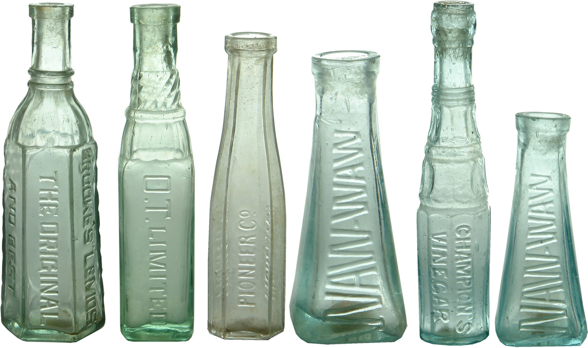 Collection Antique Sample Bottles