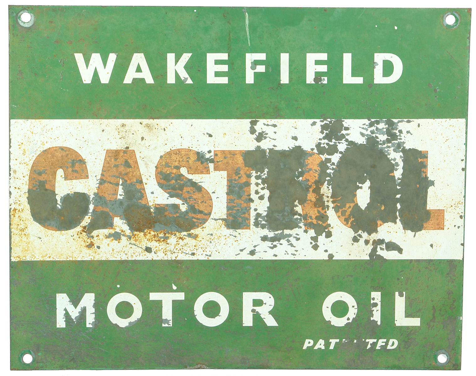 Wakefield Castrol Motor Oil Rack Sign