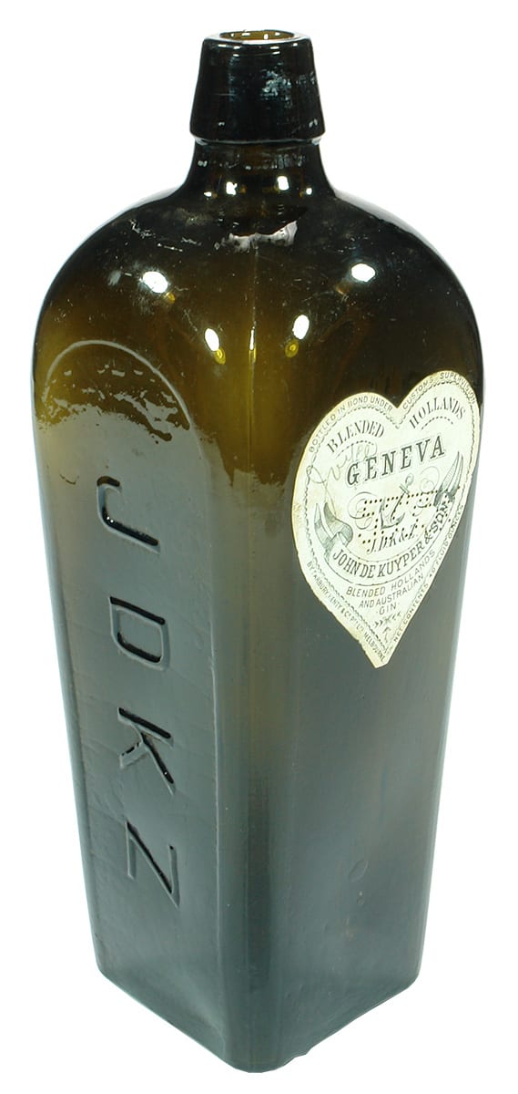 JDKZ Labelled Gin Bottle