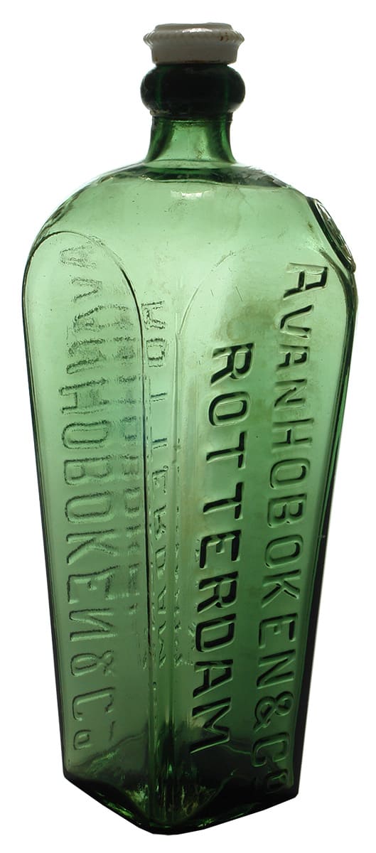 Hoboken Rotterdam Gin Bottle Ceramic Stopper