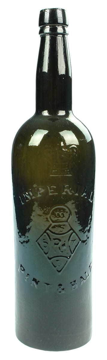 Crown Imperial British Registration Diamond Black Bottle