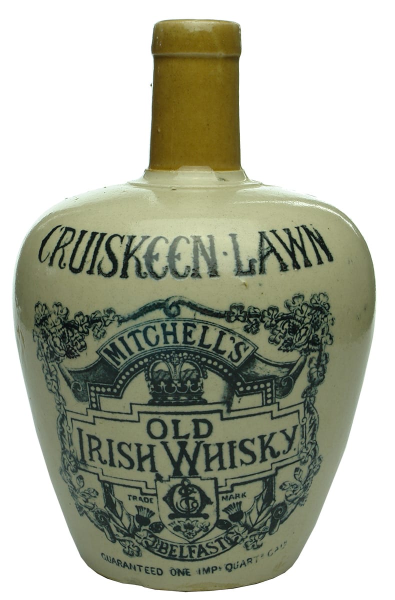Cruiskeen Lawn Mitchell's Irish Whisky Stone Jug