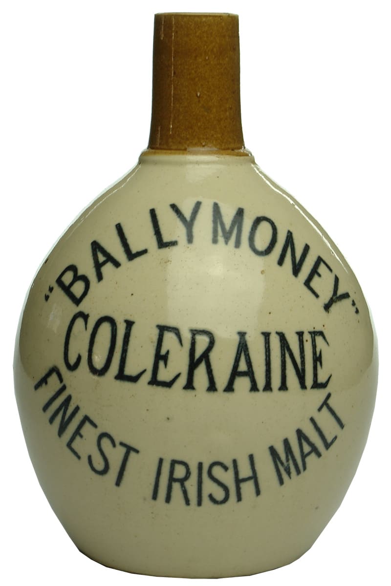 Ballymoney Coleraine Finest Irish Malt Stoneware Jug