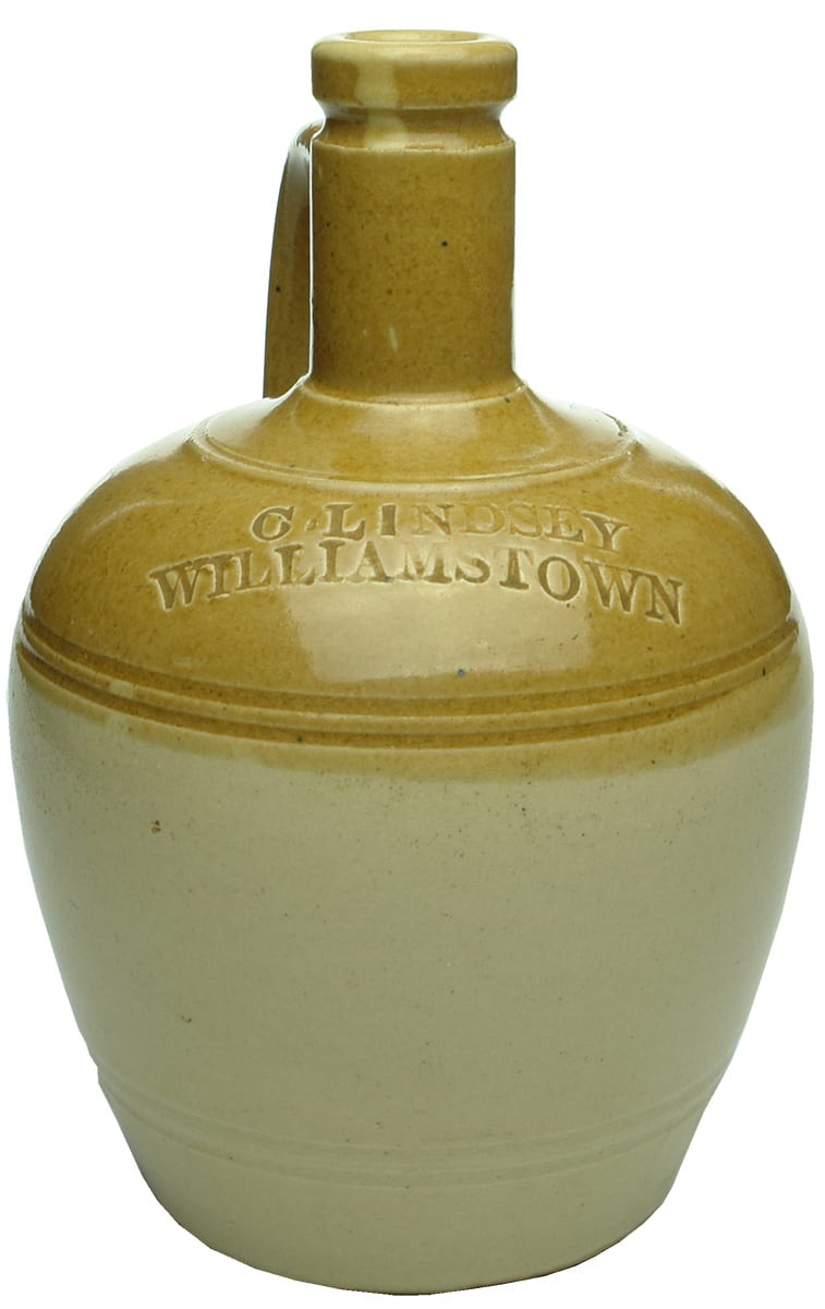 Lindsey Williamstown Impressed Stoneware Whisky Jug