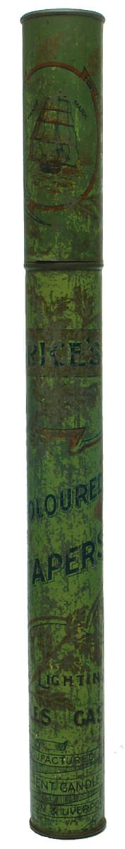 Price's Coloured Tapers Antique Tin