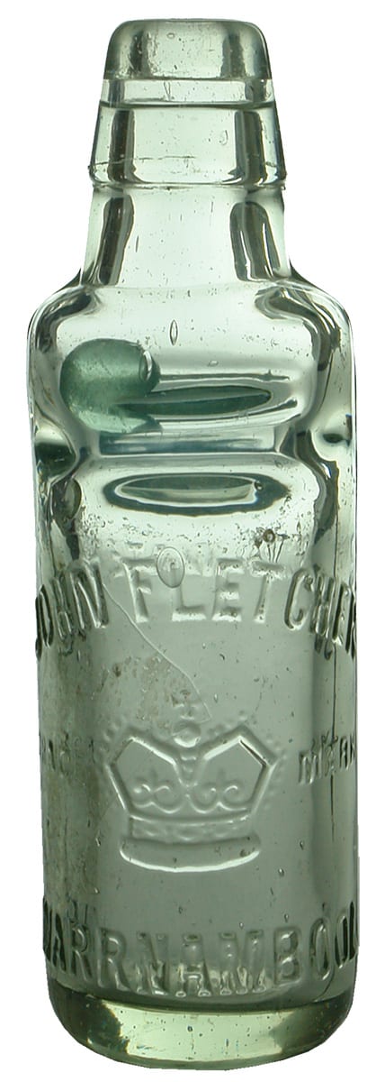 John Fletcher Warrnambool Crown Codd Bottle