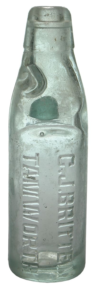 Britten Tamworth Sydney Glassworks Codd Bottle