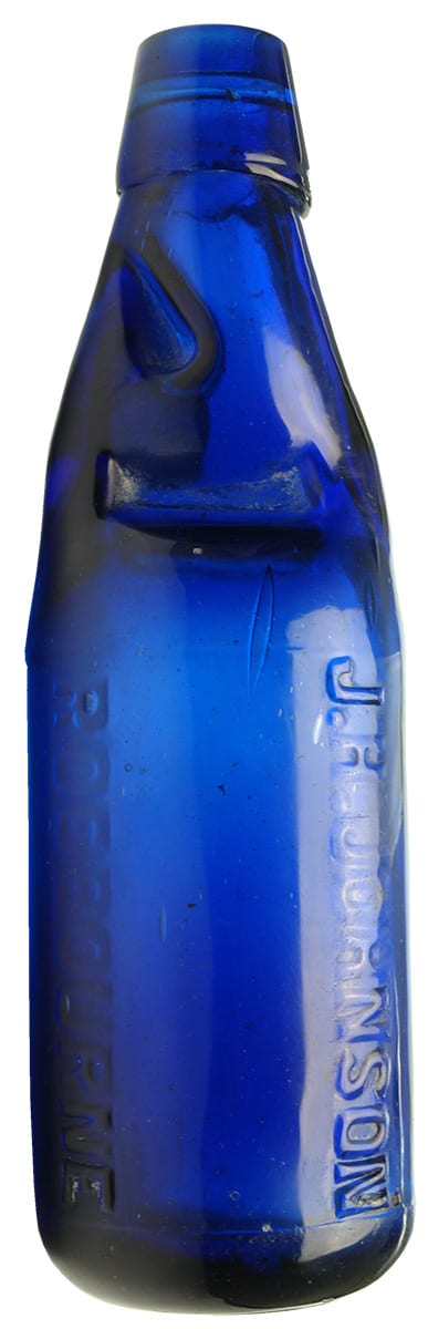 Johnson Roebourne Cobalt Blue Codd Marble Bottle