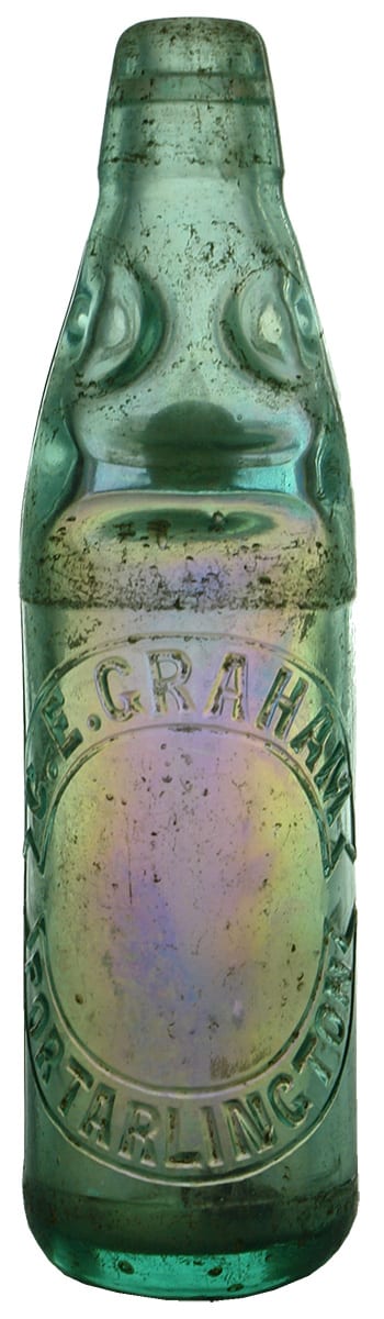 Graham Portarlington Vintage Codd Marble Bottle