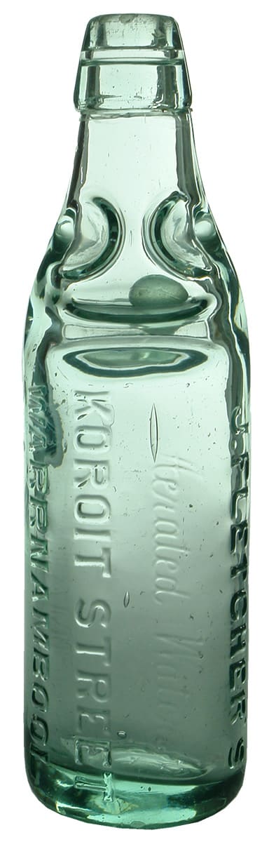 Fletcher's Aerated Waters Koroit Street Warrnambool Bottle