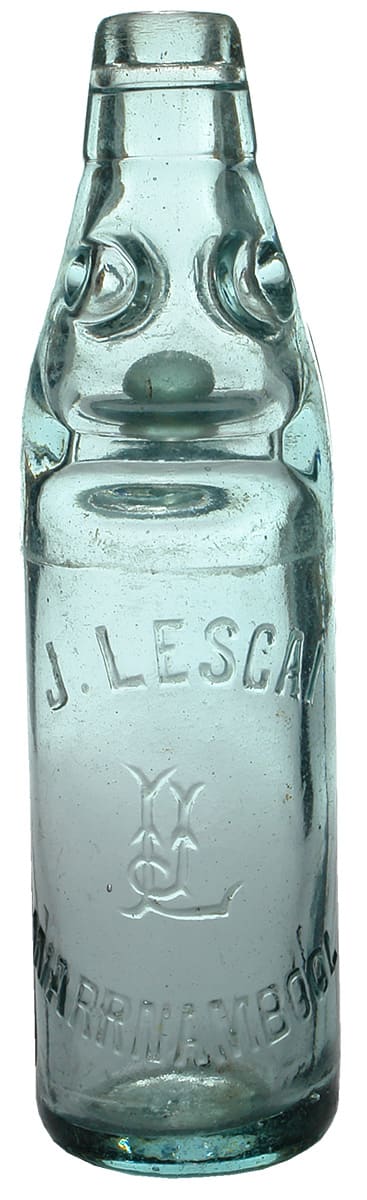 Lescai Warrnambool Antique Codd Marble Bottle