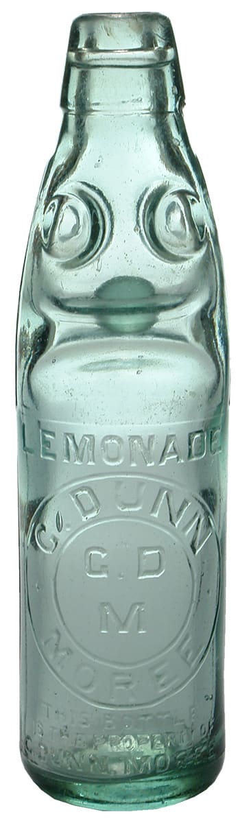 Lemonade Dunn Moree Vintage Codd Bottle