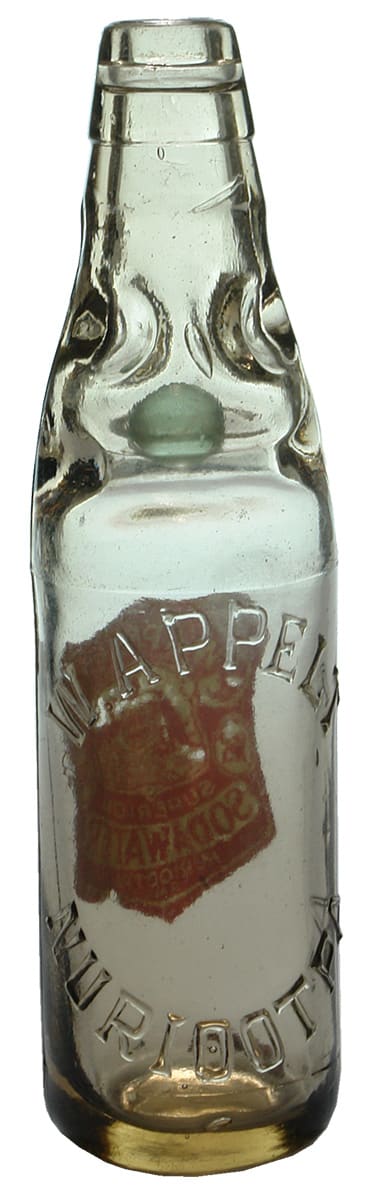 Appelt Nuriootpa Superior Soda Water Codd Bottle
