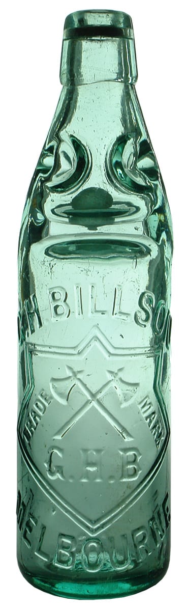 Billson Melbourne Hatchets Old Codd Bottle