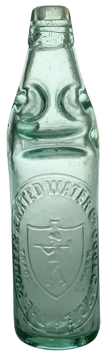 Pioneer Aerated Water Coolgardie Miner Codd Bottle