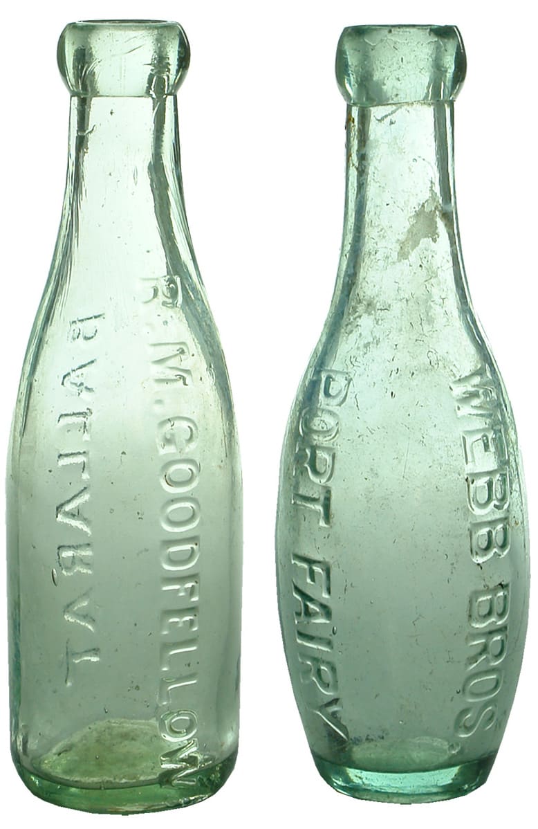 Goodfellow Ballarat Webb Port Fairy Bottles