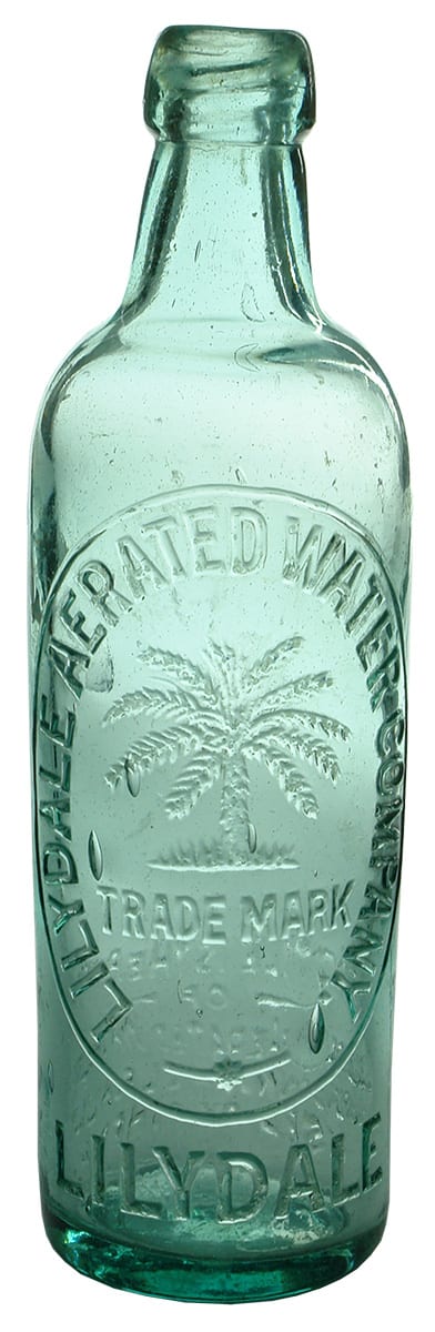 Lilydale Aerated Water Company Fern tree Bottle