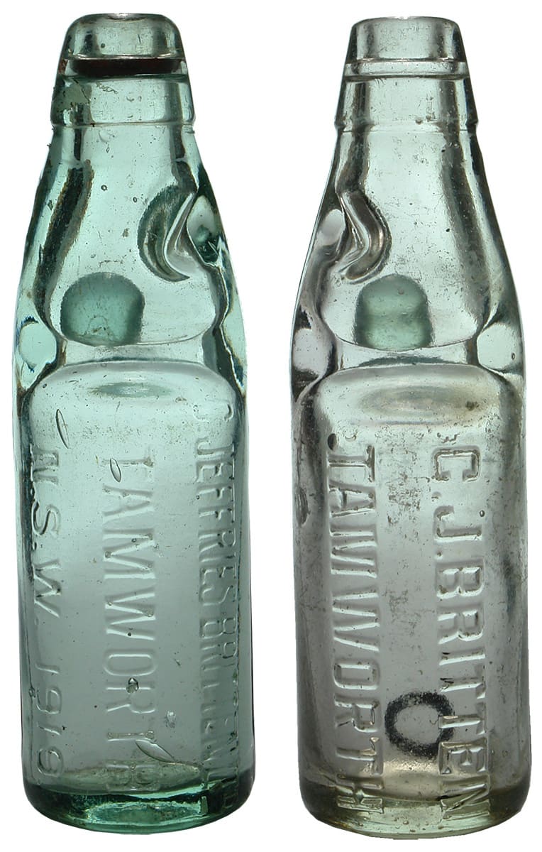 Antique Codd Marble Bottles