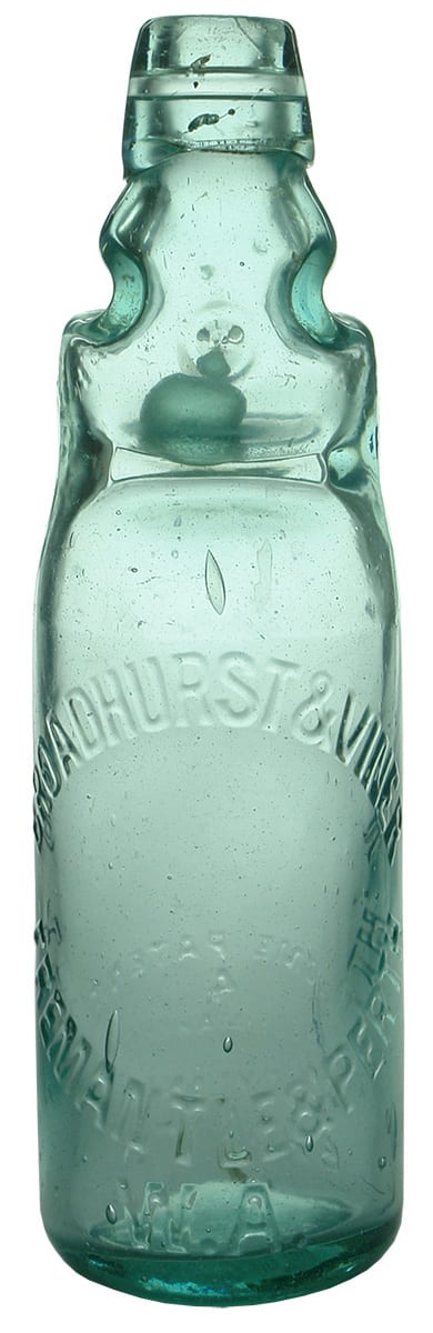 Broadhurst Viner Fremantle Perth Acme Patent Bottle
