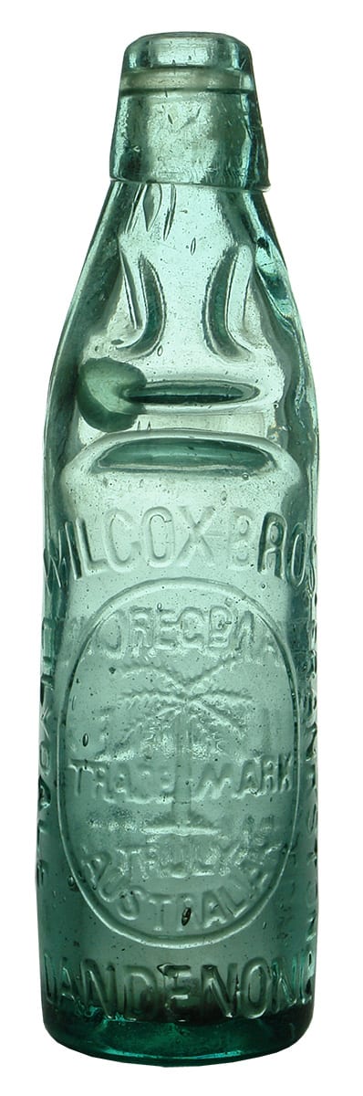 Wilcox Dandenong Lilydale Frankston Niagara Codd Bottle