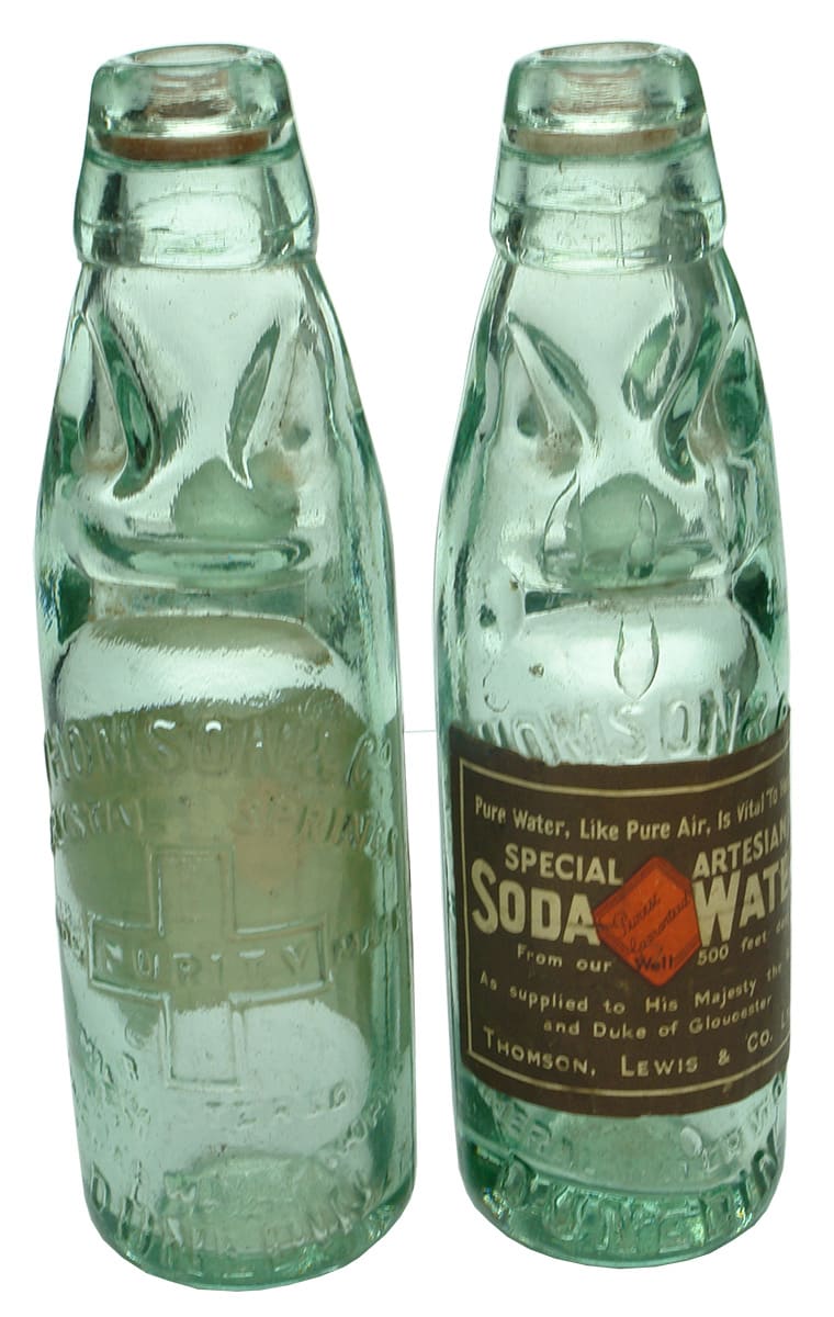 Antique Codd Marble Bottles