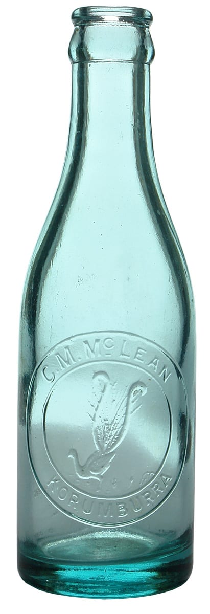 McLean Korumburra Lyrebird Crown Seal Soda Bottle