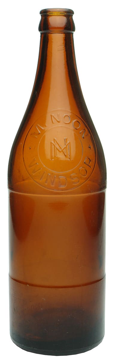 Noon Windsor Amber Glass Bottle