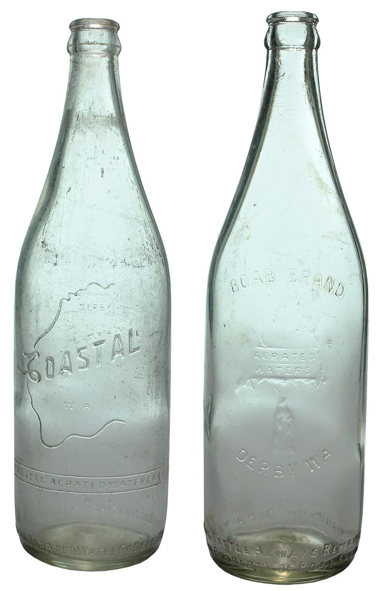 Vintage Crown Seal Lemonade Soda Bottles