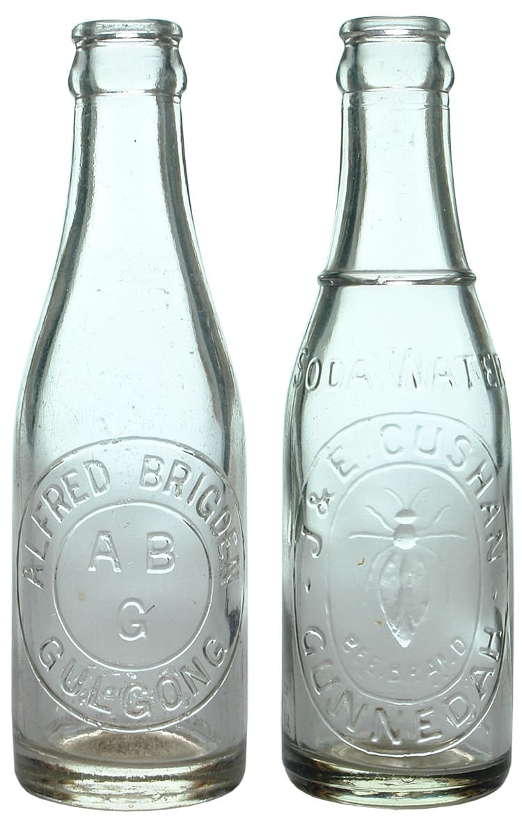 Vintage Crown Seal Lemonade Soda Bottles