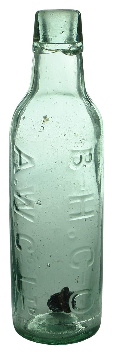 Broken Hill Co-operative Aerated Water Lamont Bottle