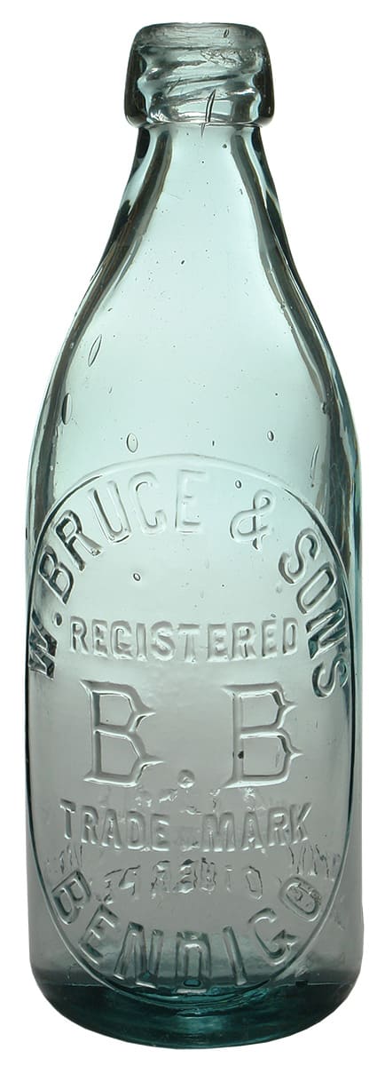 Bruce Sons Bendigo Riley Patent Bottle