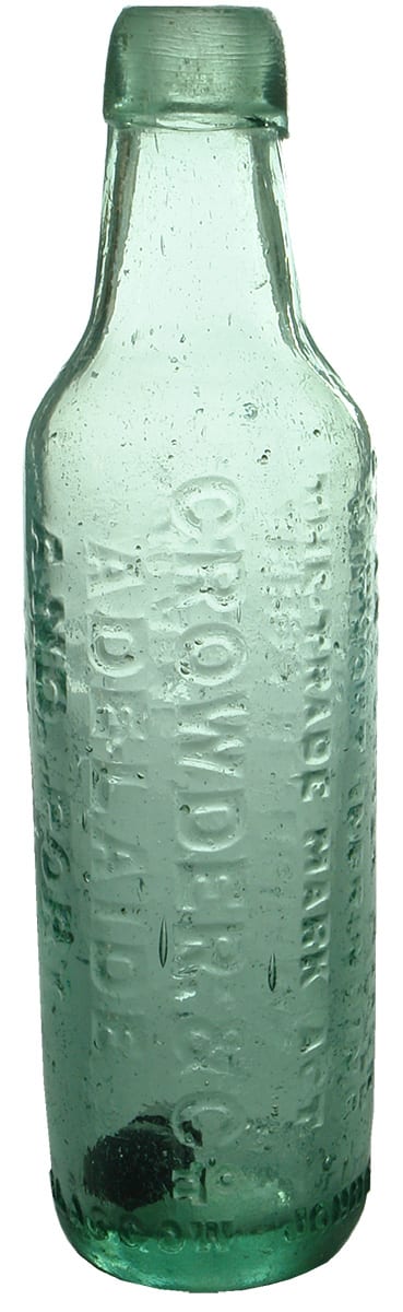 Crowder Adelaide Lamonts Patent Bottle