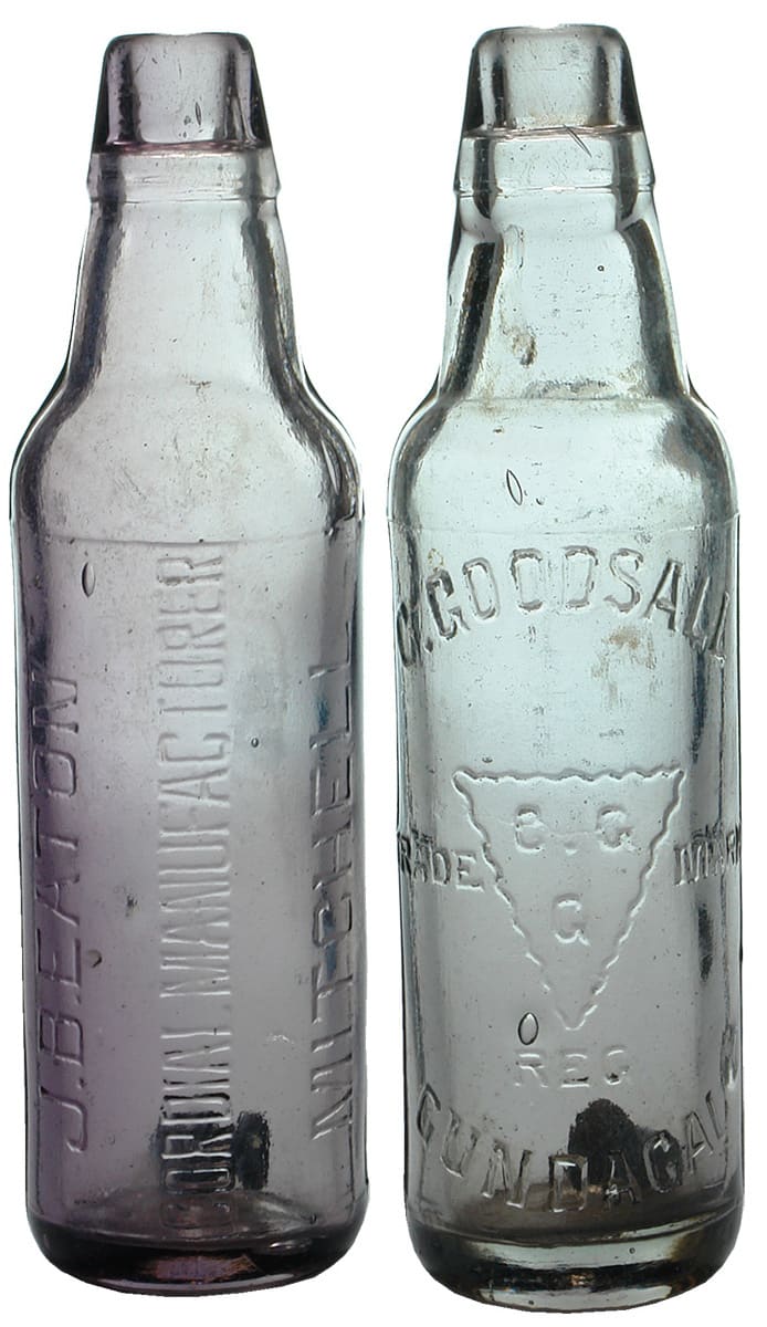 Antique Lamont Aerated Water Bottles