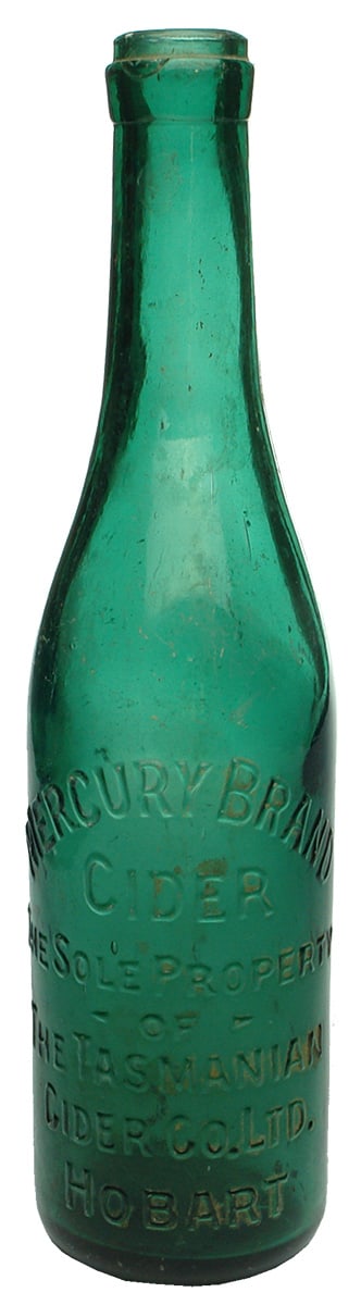 Mercury Brand Cider Tasmanian Hobart Glass Bottle