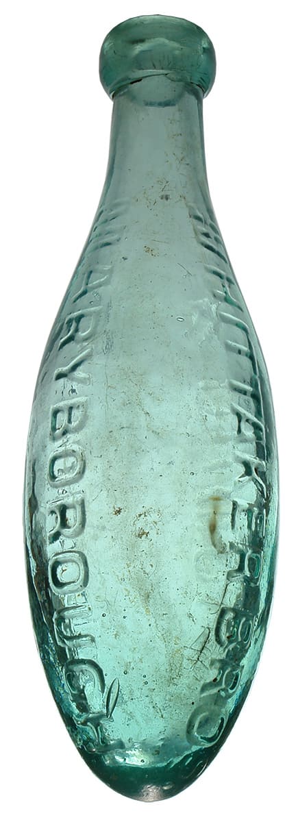 Whittaker Bros Maryborough Tarnagulla Dunolly Torpedo Bottle