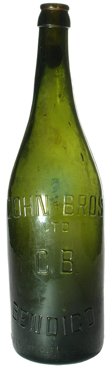 Cohn Bros Bendigo Waterloo Glass Bottle Works