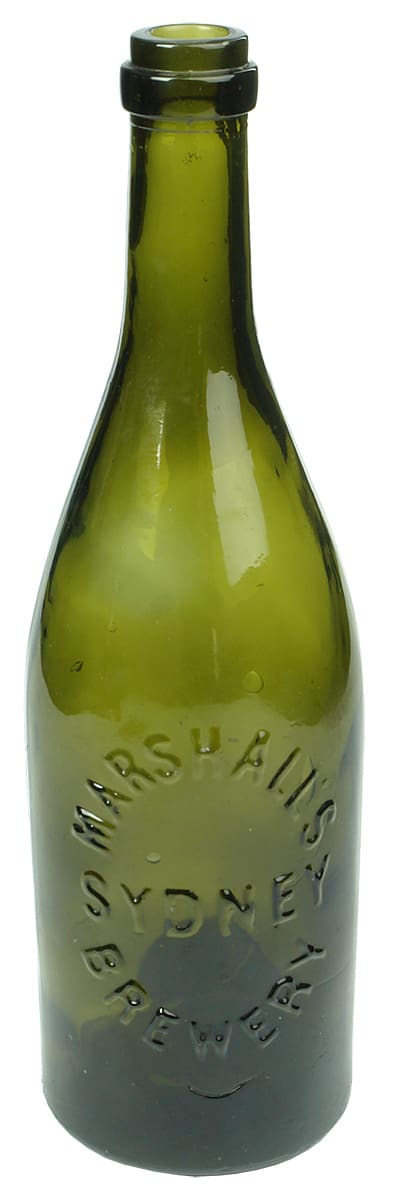 Marshall's Sydney Brewery Ring Seal Beer Bottle