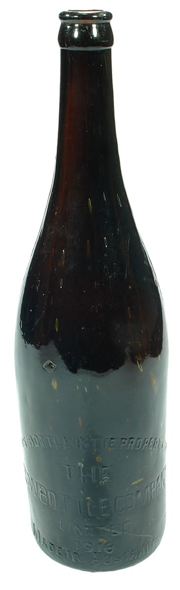 NSW Bottle Company 1918 Australia Beer Bottle