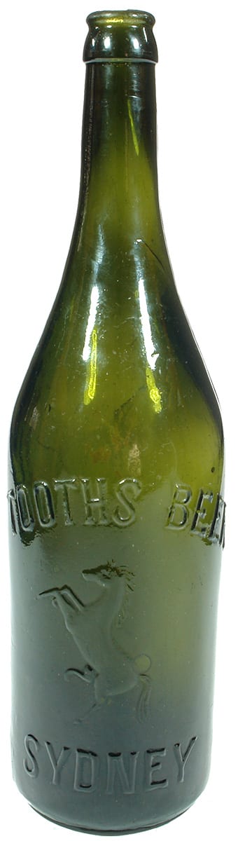 Toohts Beer Horse Sydney Antique Bottle