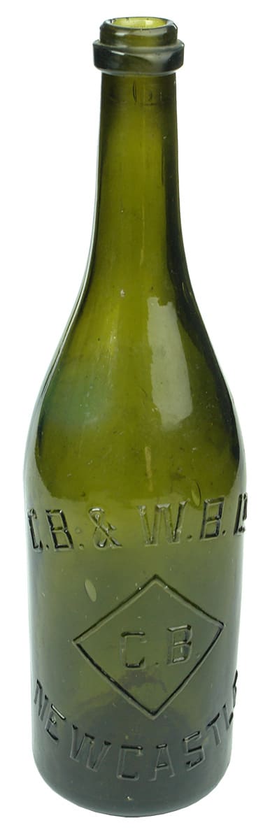 CB WB Diamond Newcastle Old Beer Bottle
