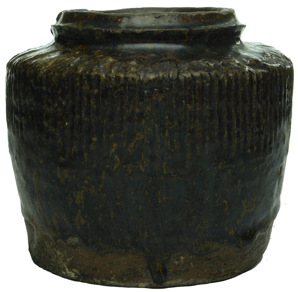 Stoneware Jar Chinese Asian Pottery