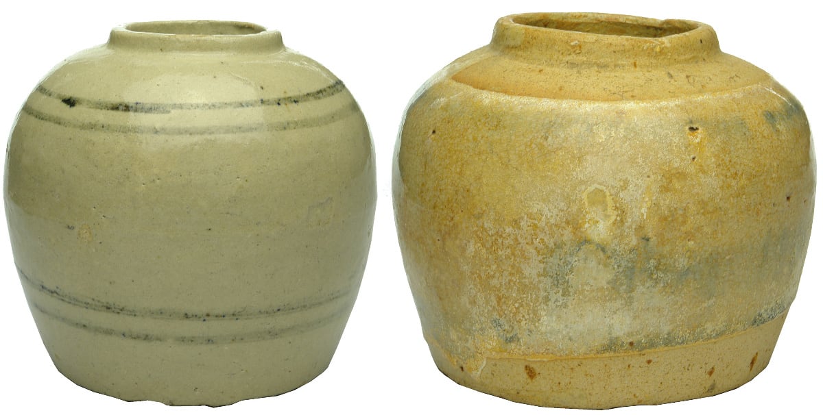 Pottery Chinese Ginger Jars