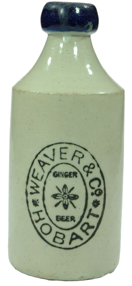 Weaver Hobart Stoneware Ginger Beer Bottle