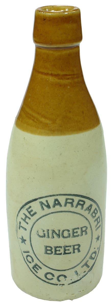 Narrabri Ice Company Ginger Beer Bottle