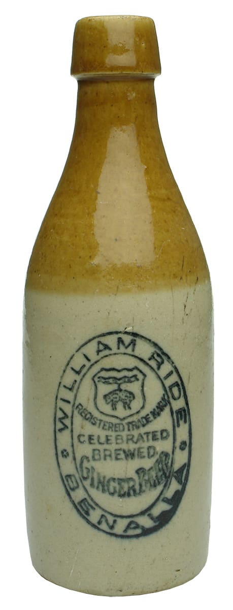 William Ride Benalla Celebrated Ginger Beer Bottle