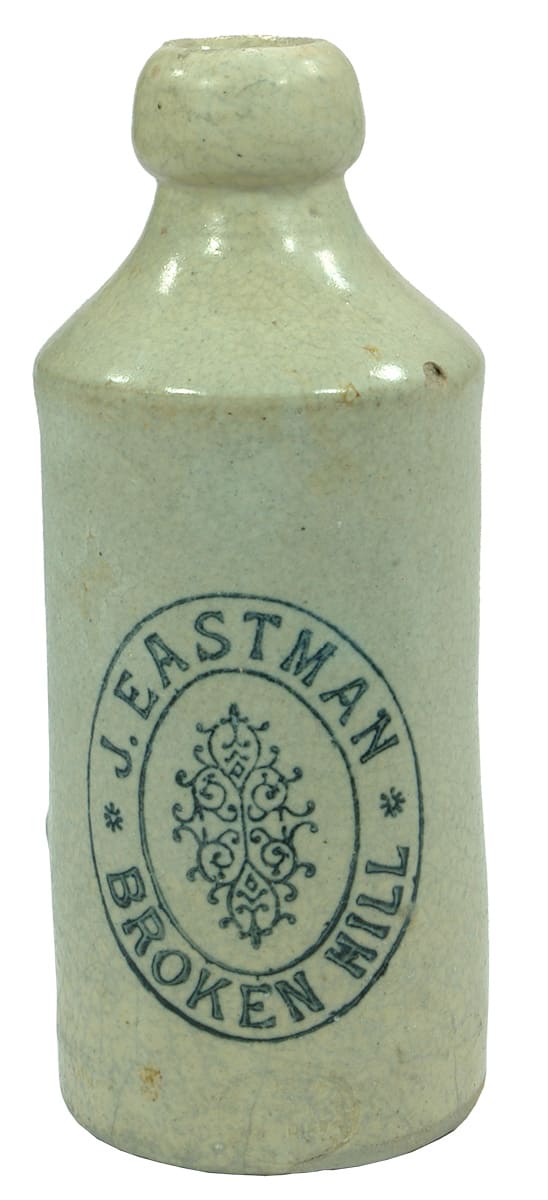 Eastman Broken Hill Stoneware Ginger Beer Bottle