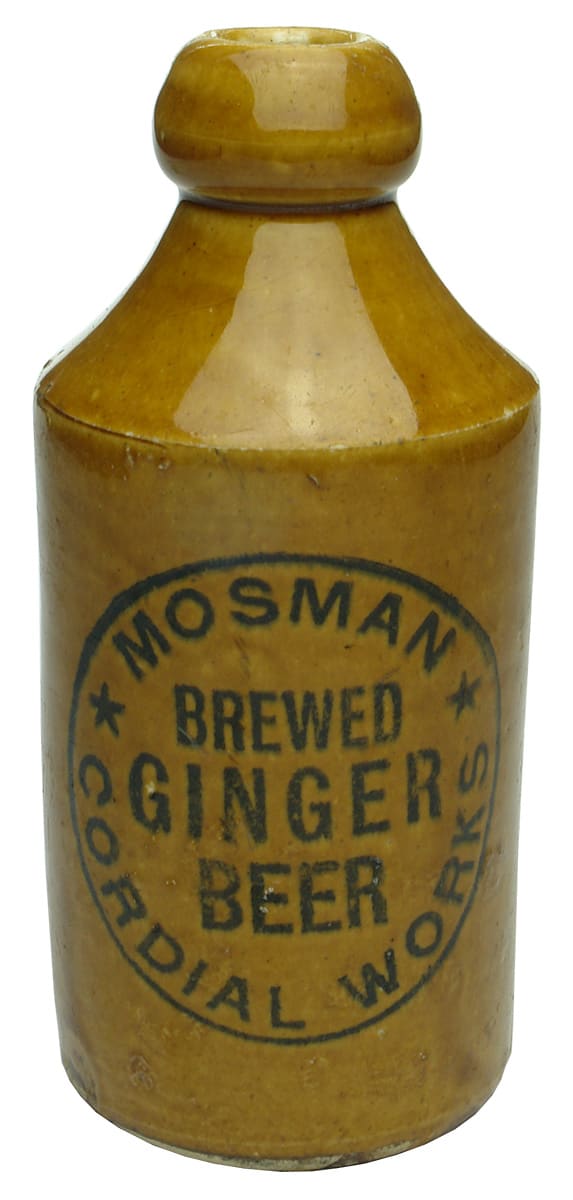 Mosman Brewed Ginger Beer Cordial Works Bottle
