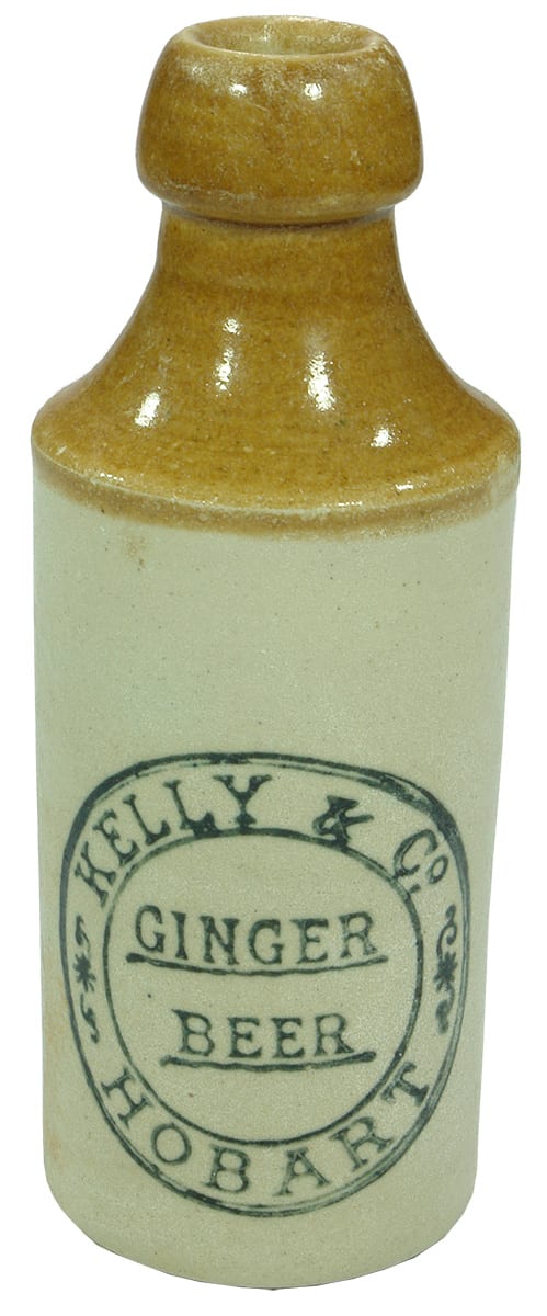 Kelly Ginger Beer Hobart Bendigo Pottery Bottle