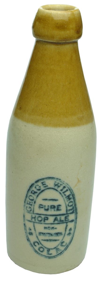 George Wilmot Colac Internal Thread Stoneware Bottle