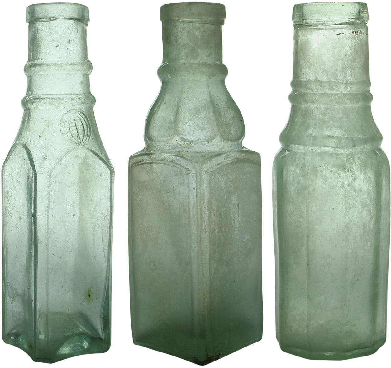 Antique Victorian Goldfields Era Pickle Bottles